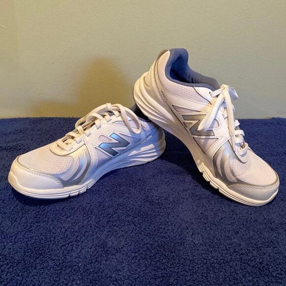 New Balance Cush+ Women's 8.5 White Low Walking Shoe Sneakers - Picture 2 of 12